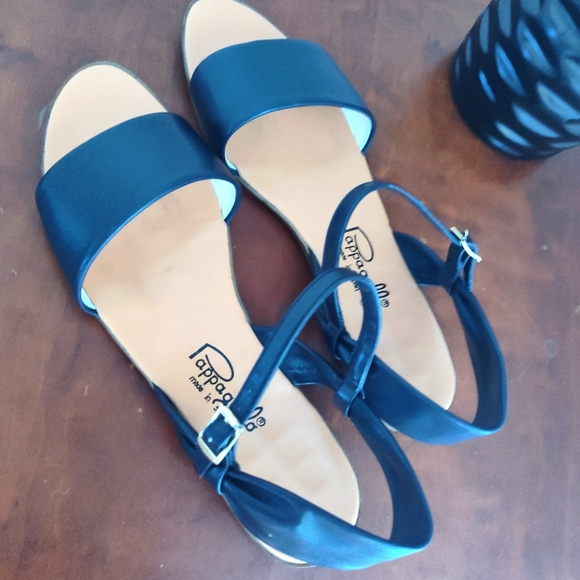 Pappagallo blue low slingback sandals - Picture 3 of 7